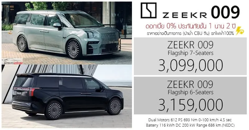 ZEEKR 009 Flagship AWD